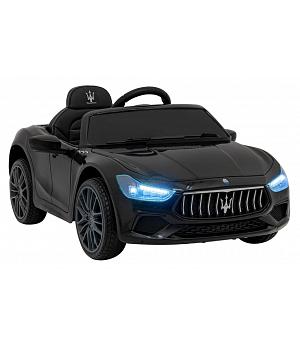VENTA Coche eléctrico infantil 12v, Maserati Little Ghibli, negro, rc, Full option, INDA360-RA-SL631B.CZ
